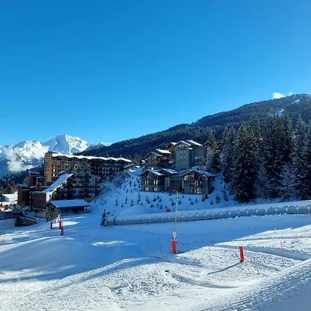 40M2 - Ski Aux Pieds - La Tania - Parking Couvert Exterior foto